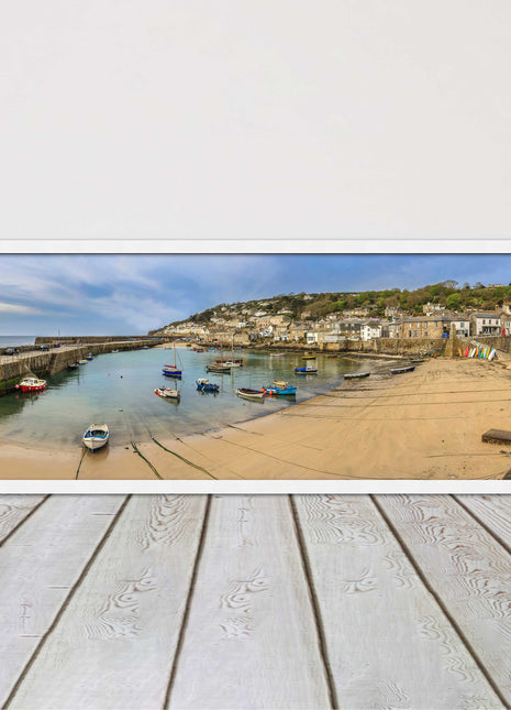 picture frame mousehole harbour cornwall ready to hang wall art home decor