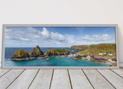 picture frame and print kynance cove cornwall panoramic wall art ready to hang