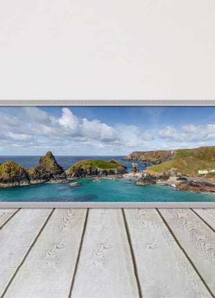 picture frame and print kynance cove cornwall panoramic wall art ready to hang