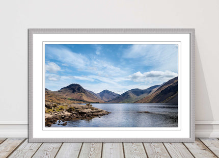 Wast Water in the Lake District. Framed picture print choice of frame colours