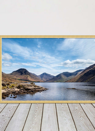 Wast Water in the Lake District. Framed picture print choice of frame colours