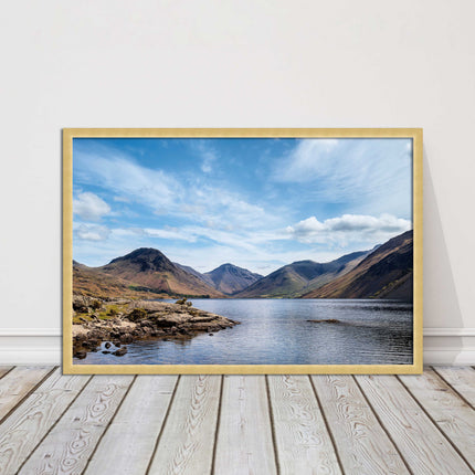 Wast Water in the Lake District. Framed picture print choice of frame colours