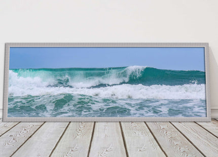 Rolling surf waves. Beautiful ocean colours Framed picture choice in frames