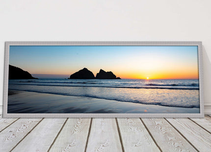 Holywell Bay framed picture and print included ready to hang wall art home decor