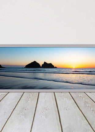 Holywell Bay framed picture and print included ready to hang wall art home decor
