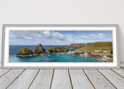 picture frame and print kynance cove cornwall panoramic wall art ready to hang