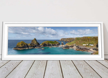 picture frame and print kynance cove cornwall panoramic wall art ready to hang