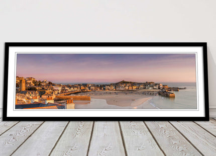 picture frame wall art st ives harbour cornwall sunrise ready to hang wall art