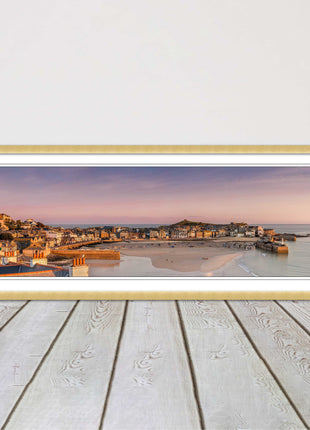 picture frame wall art st ives harbour cornwall sunrise ready to hang wall art