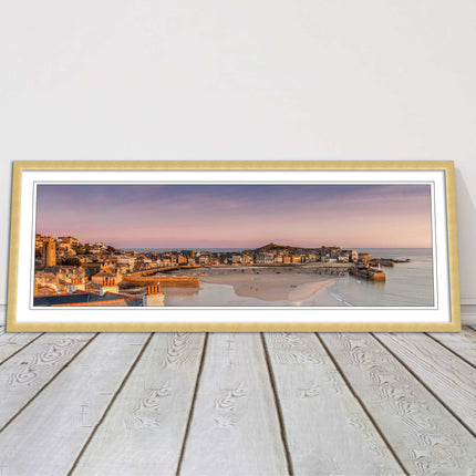 picture frame wall art st ives harbour cornwall sunrise ready to hang wall art