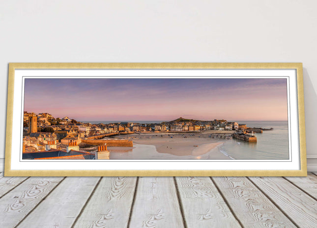 picture frame wall art st ives harbour cornwall sunrise ready to hang wall art