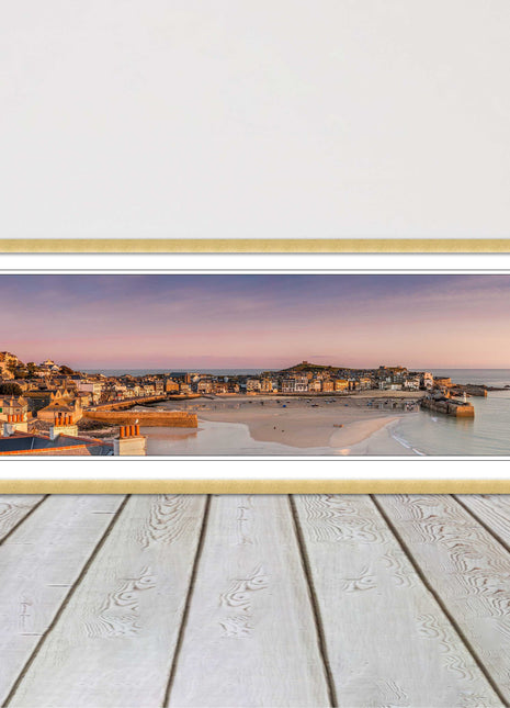 picture frame wall art st ives harbour cornwall sunrise ready to hang wall art