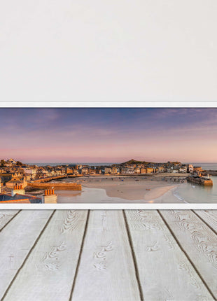 picture frame wall art st ives harbour cornwall sunrise ready to hang wall art