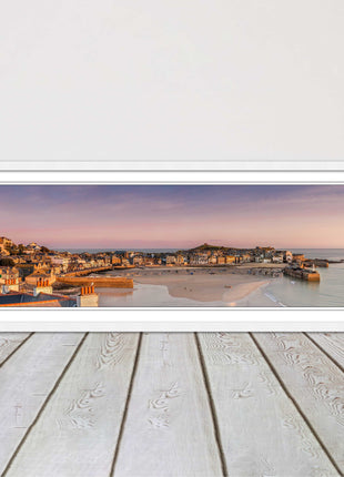 picture frame wall art st ives harbour cornwall sunrise ready to hang wall art