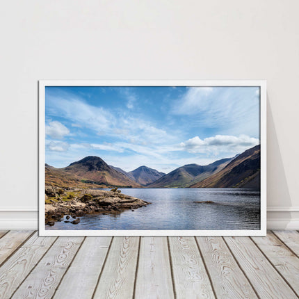 Wast Water in the Lake District. Framed picture print choice of frame colours