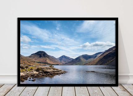 Wast Water in the Lake District. Framed picture print choice of frame colours