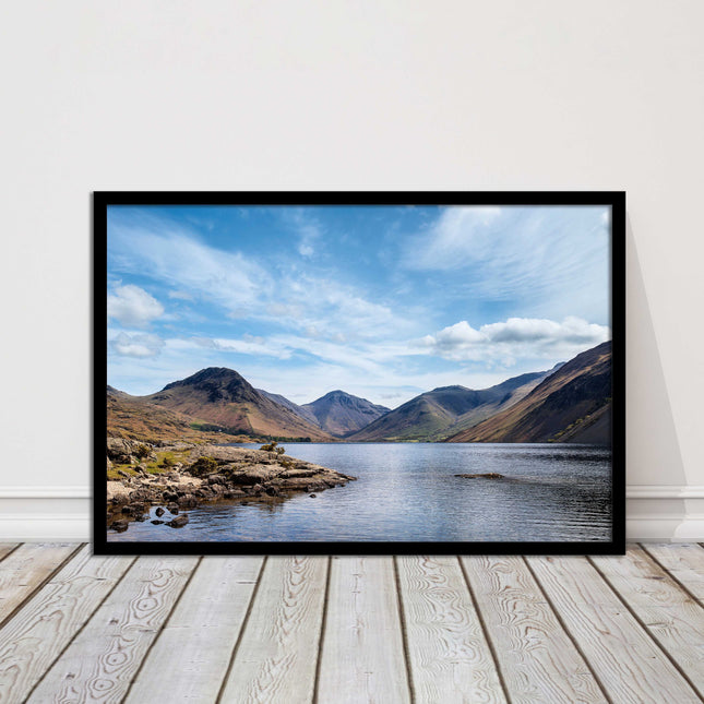 Wast Water in the Lake District. Framed picture print choice of frame colours
