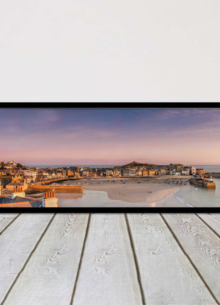 picture frame wall art st ives harbour cornwall sunrise ready to hang wall art
