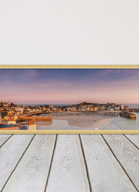 picture frame wall art st ives harbour cornwall sunrise ready to hang wall art