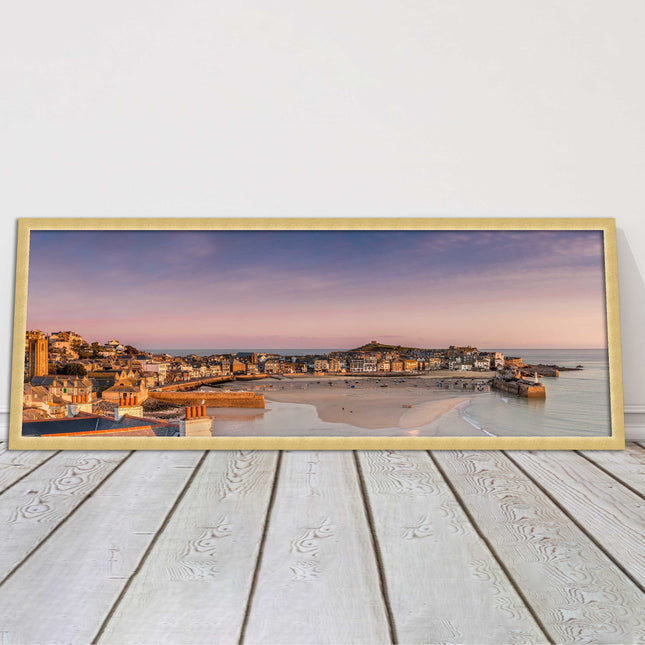 picture frame wall art st ives harbour cornwall sunrise ready to hang wall art
