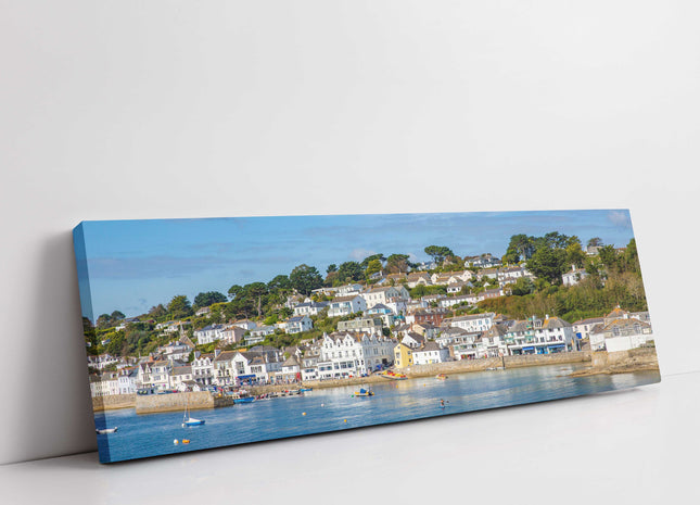 St Mawes, South Cornwall. Roseland Peninsula. Panoramic canvas picture.