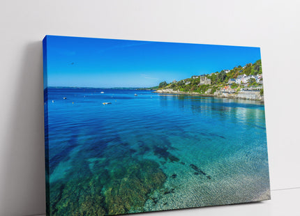St Mawes Cornwall. Roseland Peninsula. Pretty harbour village, Cornwall seascape