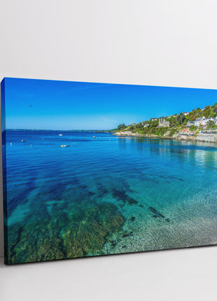 St Mawes Cornwall. Roseland Peninsula. Pretty harbour village, Cornwall seascape