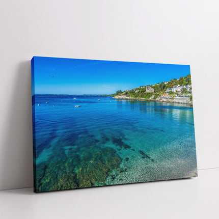 St Mawes Cornwall. Roseland Peninsula. Pretty harbour village, Cornwall seascape