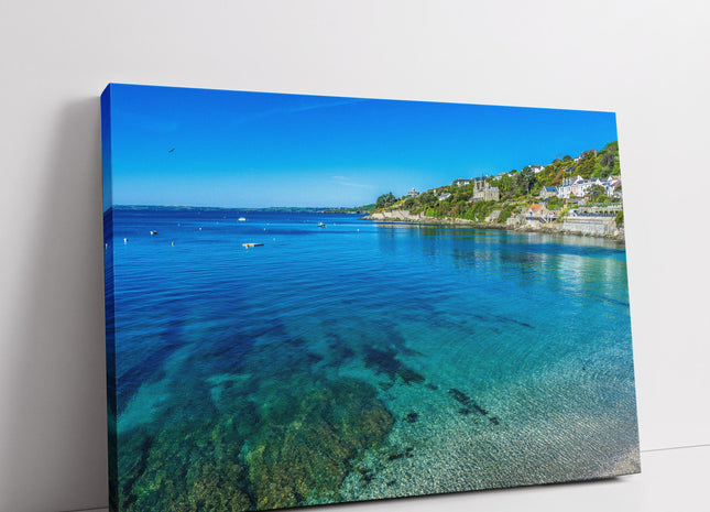 St Mawes Cornwall. Roseland Peninsula. Pretty harbour village, Cornwall seascape