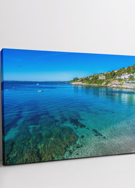 St Mawes Cornwall. Roseland Peninsula. Pretty harbour village, Cornwall seascape
