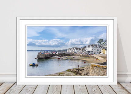 St Mawes, Cornwall. Framed picture print with a choice of frame colours.