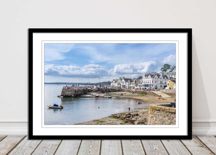 St Mawes, Cornwall. Framed picture print with a choice of frame colours.