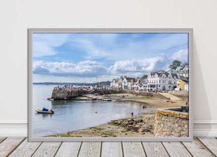 St Mawes, Cornwall. Framed picture print with a choice of frame colours.
