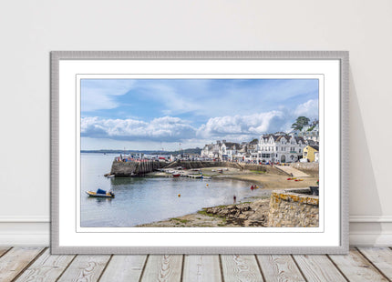 St Mawes, Cornwall. Framed picture print with a choice of frame colours.