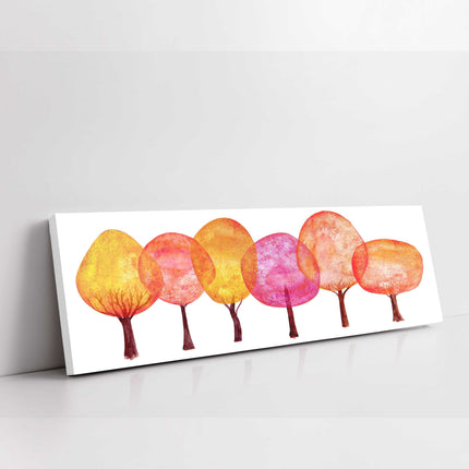 tree art lollypops canvas picture print white background modern