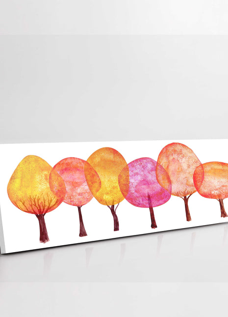 tree art lollypops canvas picture print white background modern