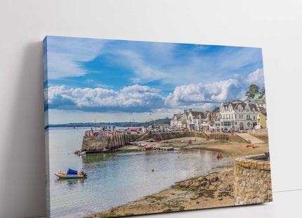 St Mawes Harbour, Cornwall south coast canvas picture print