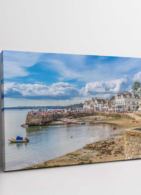 St Mawes Harbour, Cornwall south coast canvas picture print