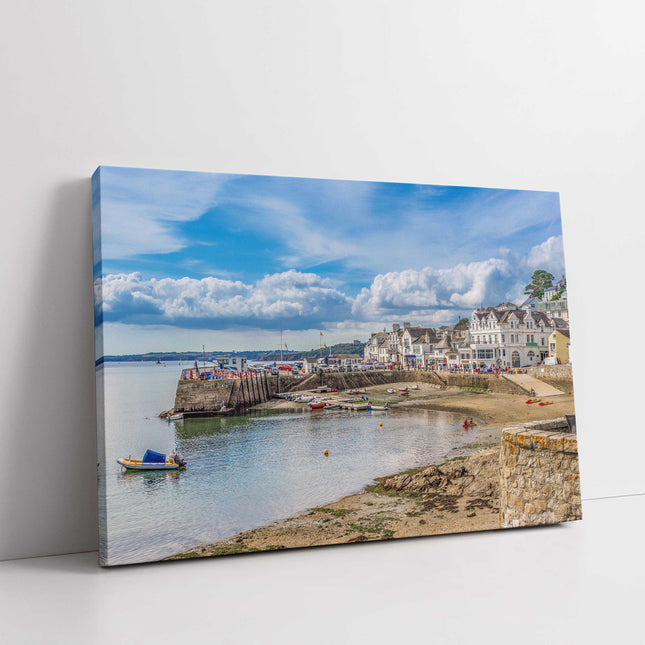 St Mawes Harbour, Cornwall south coast canvas picture print