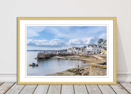 St Mawes, Cornwall. Framed picture print with a choice of frame colours.