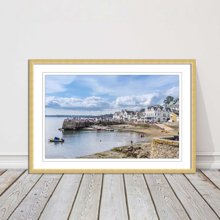 St Mawes, Cornwall. Framed picture print with a choice of frame colours.