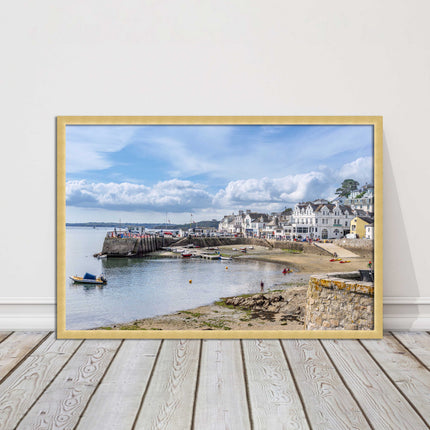 St Mawes, Cornwall. Framed picture print with a choice of frame colours.