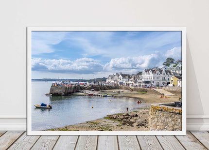 St Mawes, Cornwall. Framed picture print with a choice of frame colours.
