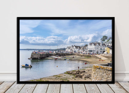 St Mawes, Cornwall. Framed picture print with a choice of frame colours.