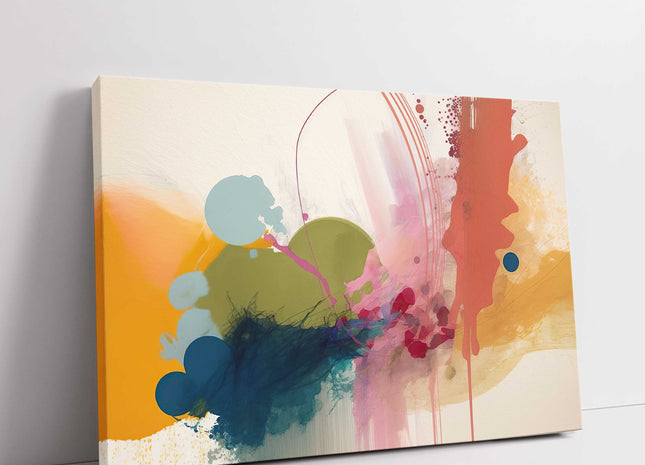 Colourful abstract image. Canvas picture print. Wall art