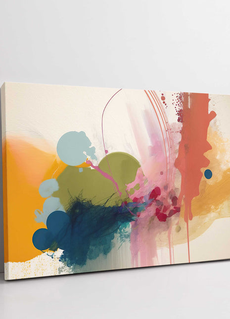 Colourful abstract image. Canvas picture print. Wall art