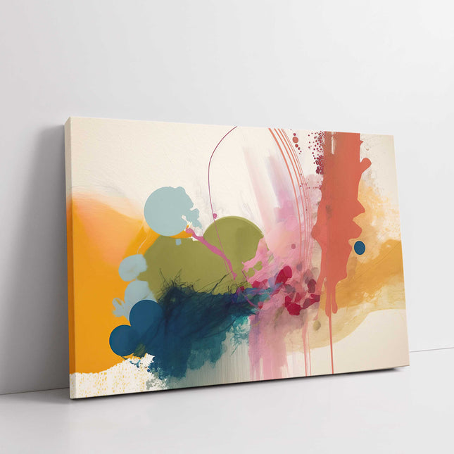 Colourful abstract image. Canvas picture print. Wall art