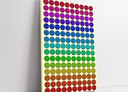 Colourful dots. Canvas picture print. Modern wall art ideal gift