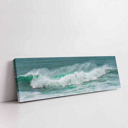 Waves on the Cornish coast. Canvas picture print.