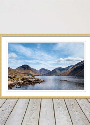 Wast water in Lake district framed picture. Choice of frame colours and sizes.